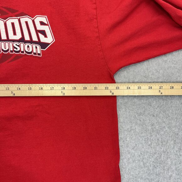 Minnesota Twins 2006 Division Champions Mens XL Anvil Red Tag Y2K Graphic LS MLB - Picture 7 of 8